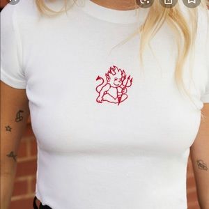 Brandy Melville baby devil shirt